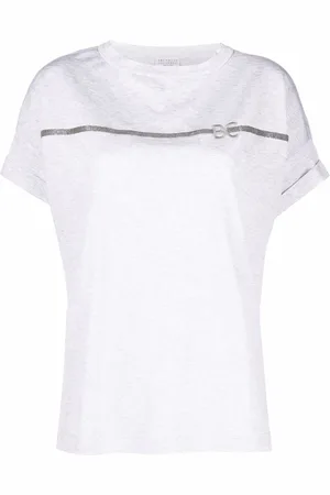 Brunello Cucinelli T-shirt con applicazione