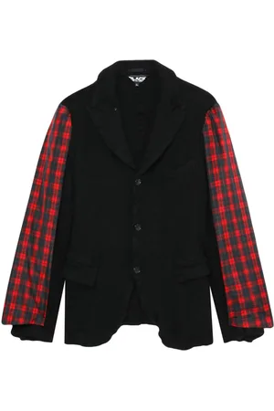 Comme des Garçons Blazer monopetto con inserti