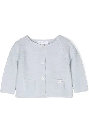 Tartine Et Chocolat Cardigan con placca logo
