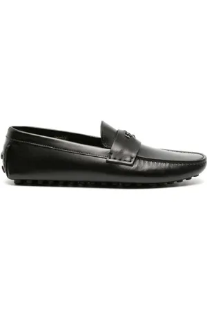 Roberto Cavalli Mirror Snake leather loafers