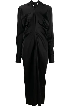 Lanvin Abito midi drappeggiato