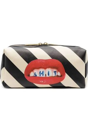 SELETTI Trousse da bagno Toilet-Paper a righe