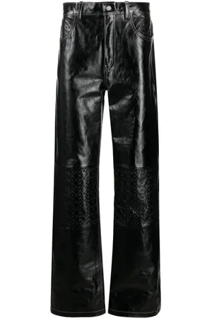 Marine Serre Pantaloni con monogramma