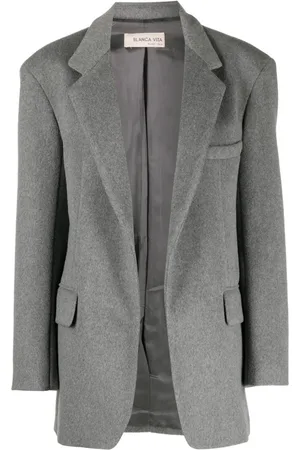 BLANCA Blazer con revers a lancia effetto mélange