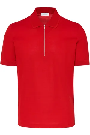 Salvatore Ferragamo Polo con mezza zip