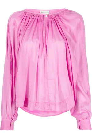 FORTE FORTE Blusa plissettata semi trasparente