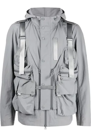 Spoonyard Detachable-panel hooded jacket