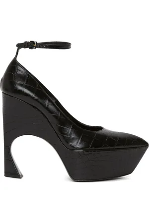 Victoria Beckham Pumps con effetto coccodrillo