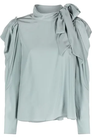 ULLA JOHNSON Blusa con nodo