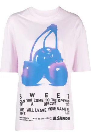 Jil Sander T-shirt con stampa grafica