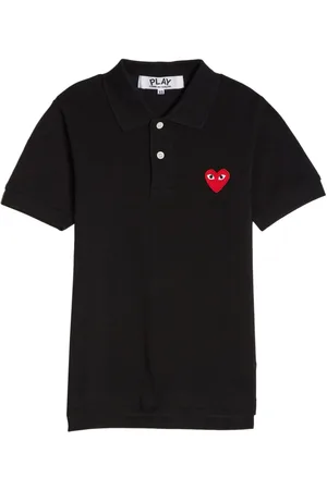 Comme des Garçons Polo con applicazione