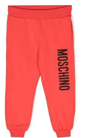 Moschino Pantaloni sportivi con stampa