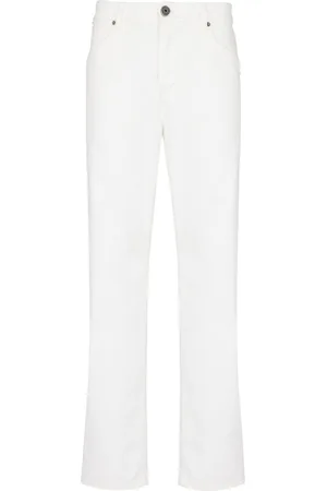Balmain Jeans dritti con ricamo