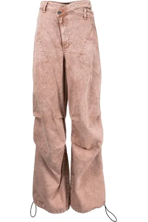 ANDREADAMO Asymmetric-rise wide-leg jeans