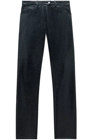 Courrèges Pantaloni dritti in vinile