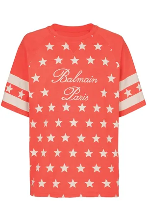 Balmain T-shirt Signature Stars