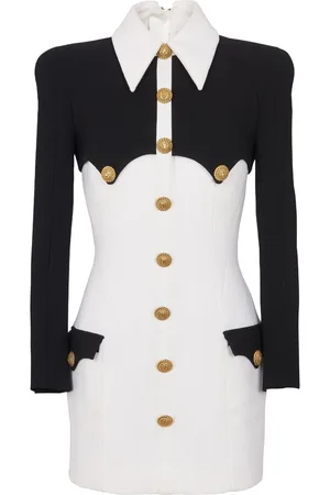 Balmain Abito corto con bottoni