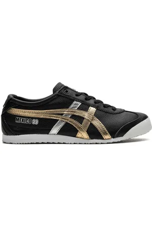 Onitsuka Tiger Sneakers Mexico 66 Black Gold Silver