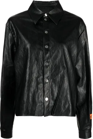 Heron Preston Camicia con finitura lam??