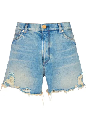 Balmain Shorts denim con vita media
