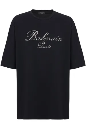 Balmain T-shirt Signature con ricamo