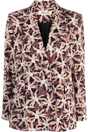 Diane von Furstenberg Blazer doppiopetto Gloria a fiori