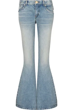 Balmain Jeans svasati Western con vita bassa