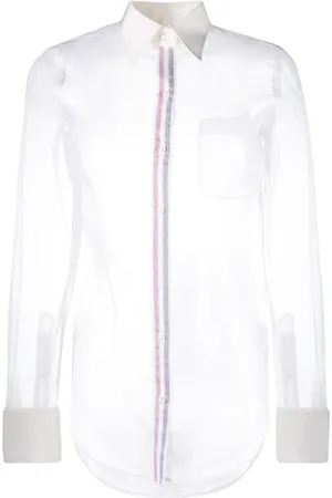 Thom Browne Camicia con dettaglio RWB