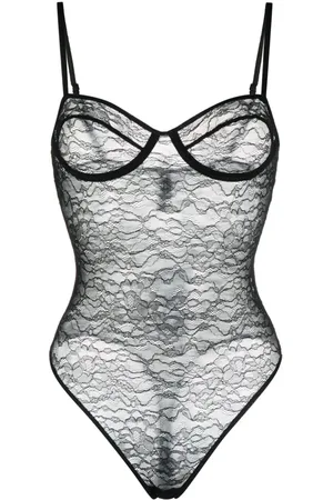 ANINE BING Body semi trasparente