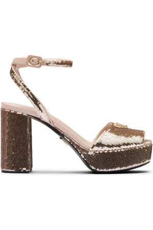 Prada Sandali con paillettes 95mm