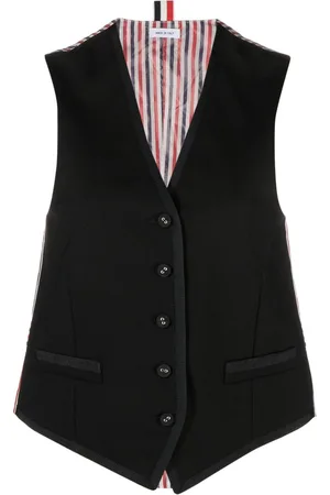 Thom Browne Gilet con collo a V