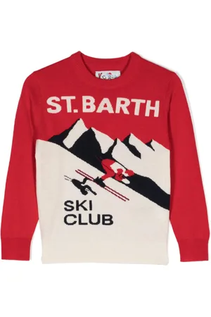 MC2 SAINT BARTH Maglione Poastcard con motivo jacquard