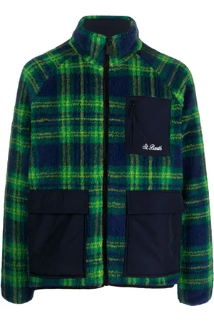 MC2 SAINT BARTH Giacca con ricamo tartan