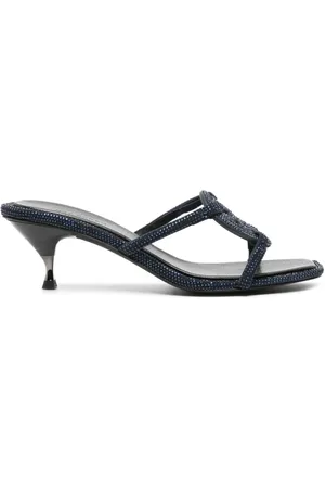 Tory Burch Miller 55mm rhinestone suede sandals