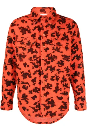 ERL Camicia Pilled Work con stampa camouflage