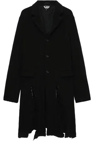 Comme des Garçons Cappotto monopetto con effetto vissuto