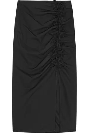 Ganni Abito midi drappeggiato