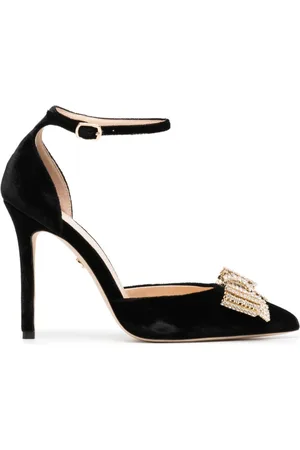 DEE OCLEPPO Pumps Bow 105mm in velluto
