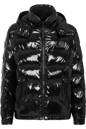 Philipp Plein Piumino Hexagon con placca logo