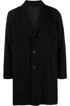 Issey Miyake Cappotto lungo plissettato