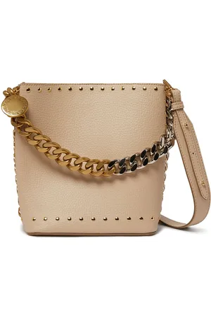 Stella McCartney Borsa a secchiello Frayme con borchie
