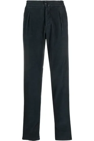 Kiton Pantaloni slim a coste