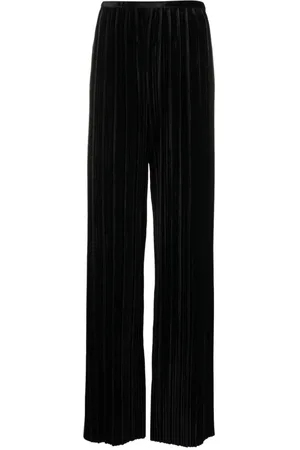 Sabina Musayev Lotem pleated velvet trousers