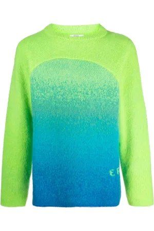ERL Maglione Gradient Rainbow con logo