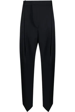 Victoria Beckham Pleat-detailing wide-leg trousers