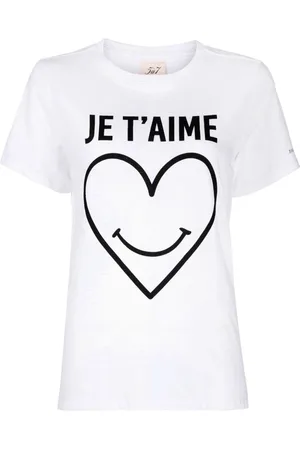 Cinq A Sept T-shirt Smiling Heart