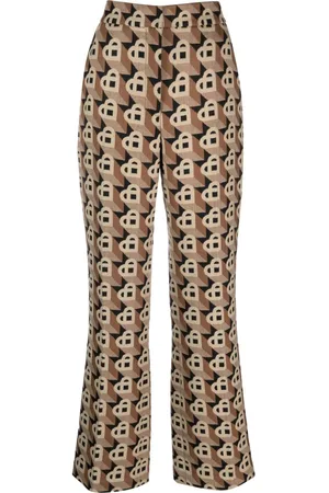 Casablanca Pantaloni con motivo jacquard