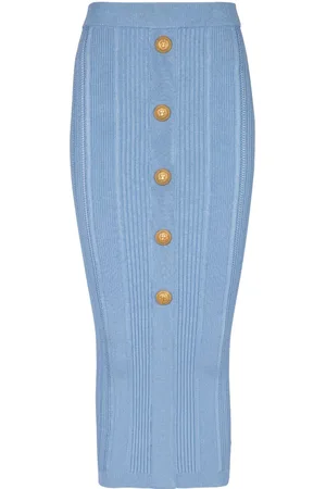 Balmain Gonna 5-Button midi a coste