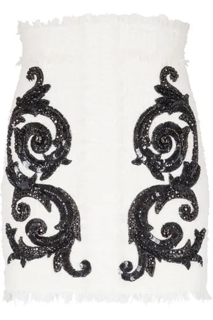 Balmain Minigonna con ricamo