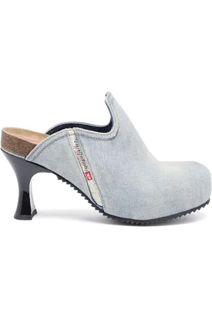 Diesel Mules D-Woodstock W denim 80mm